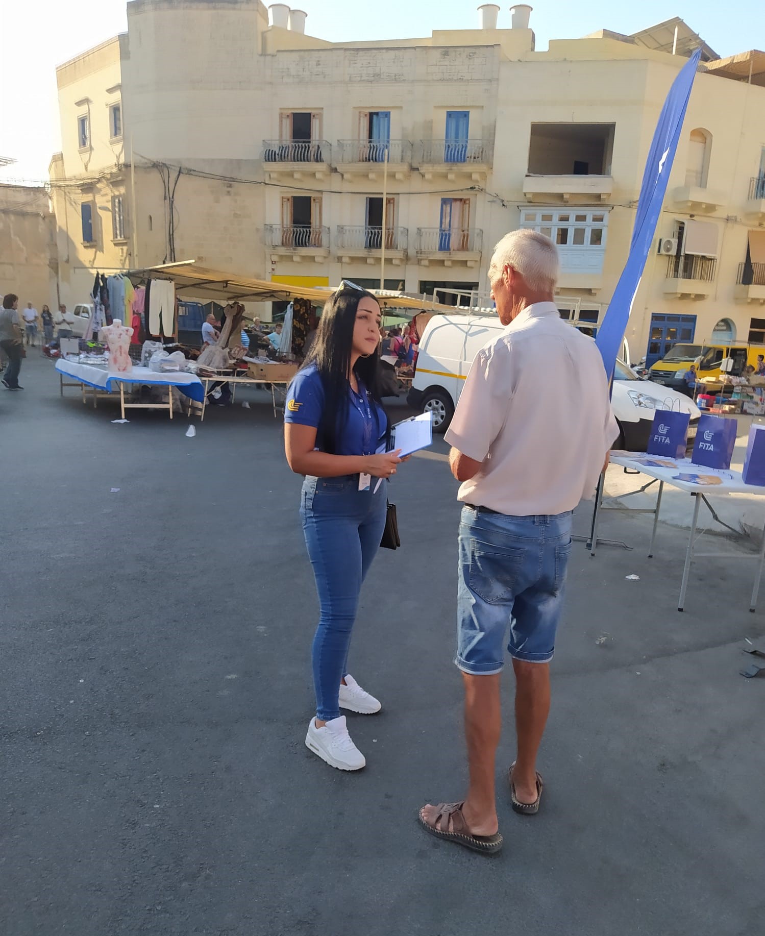 Outreach Session at Birkirkara Market