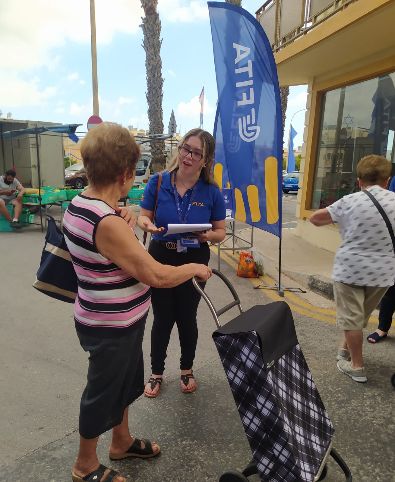 Outreach Session at Żurrieq Market